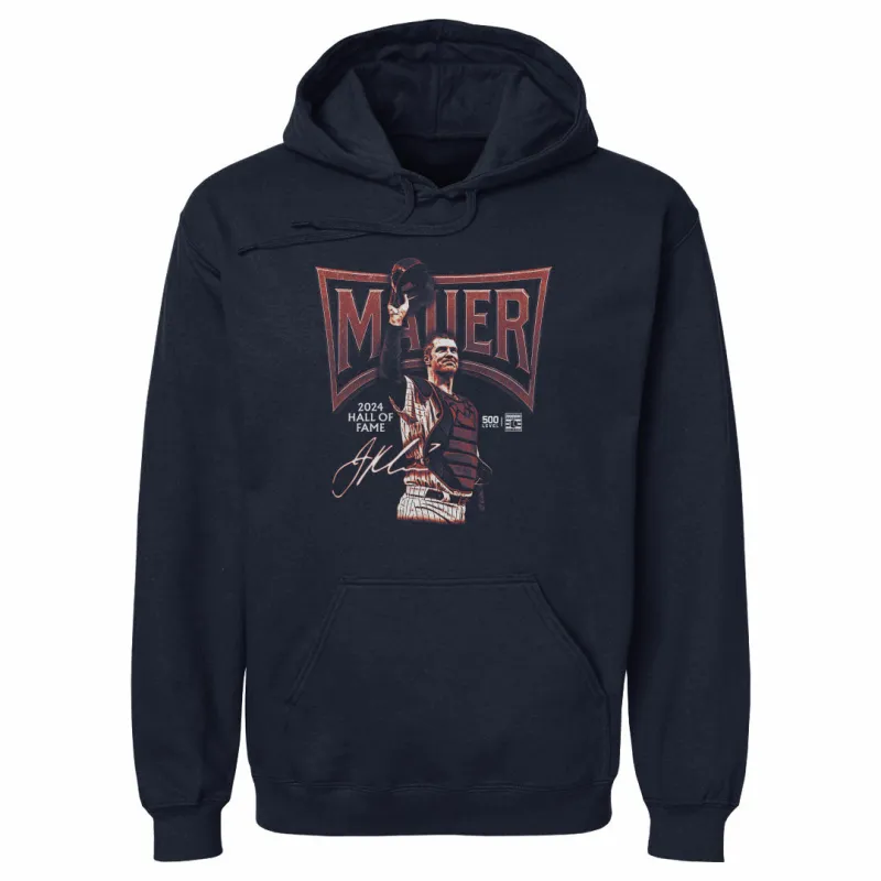 Joe Mauer Minnesota Banner Bitmap WHT sold by 500 Level