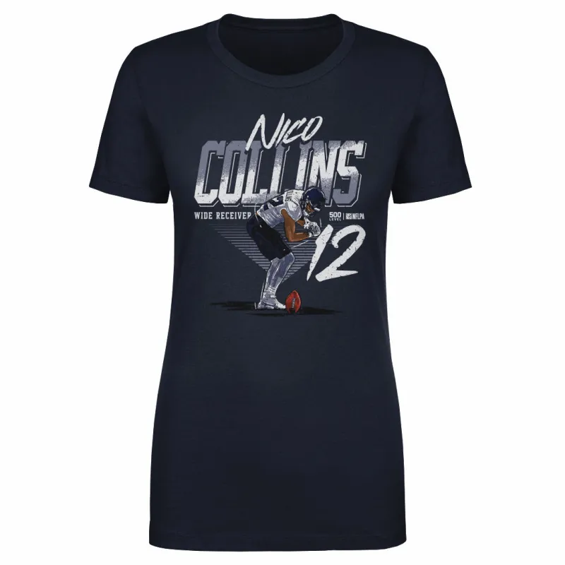 Nico Collins Houston TD Celly WHT sold by 500 Level