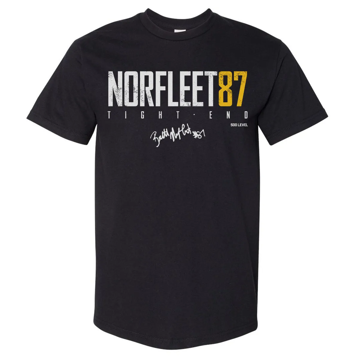 Brett Norfleet College Elite WHT sold by 500 Level