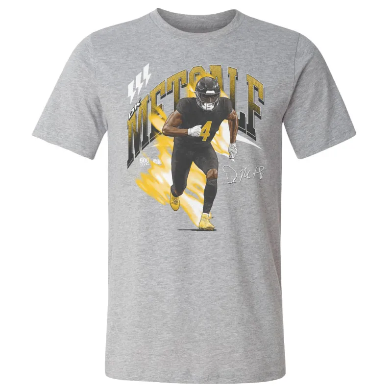 DK Metcalf Pittsburgh Retro WHT sold by 500 Level