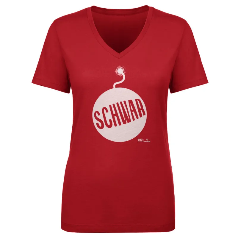Kyle Schwarber Philadelphia Schwarbomb Vector WHT sold by 500 Level