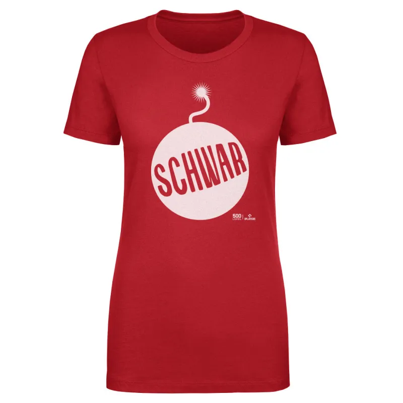 Kyle Schwarber Philadelphia Schwarbomb Vector WHT sold by 500 Level