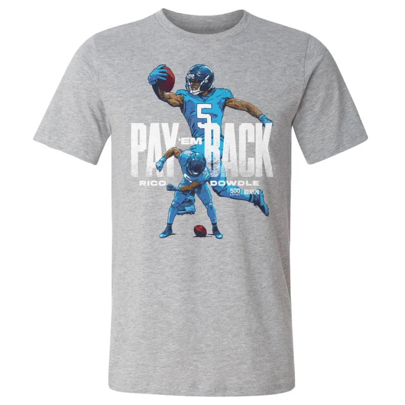 Rico Dowdle Carolina Pay 'Em Back WHT sold by 500 Level