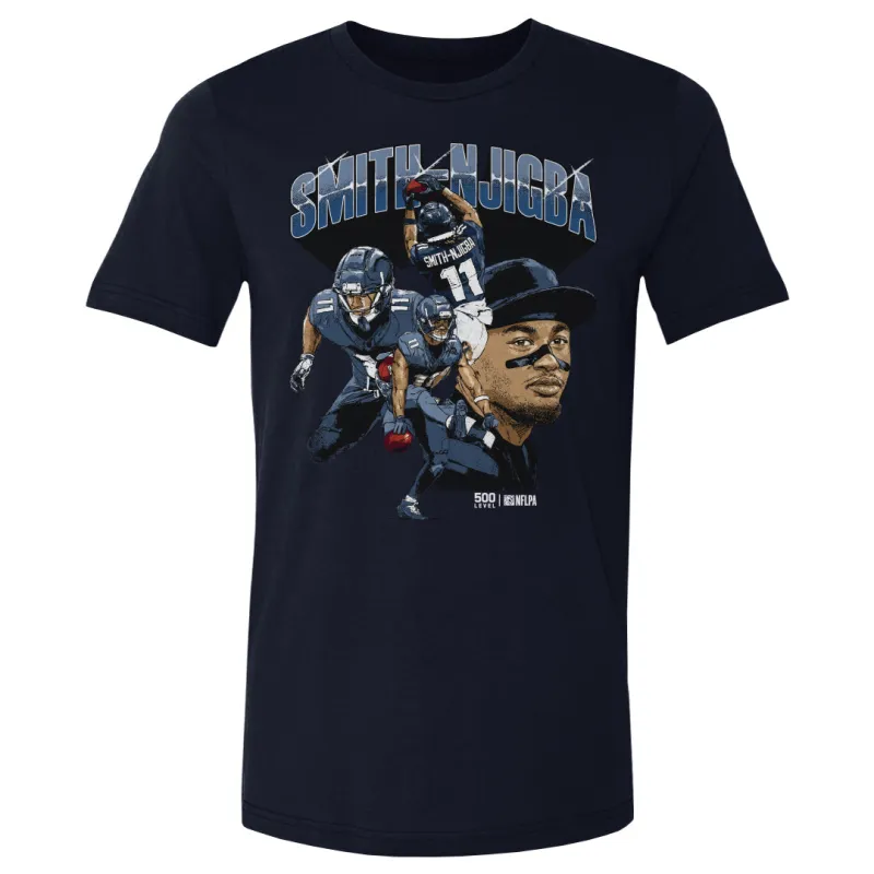 Jaxon Smith-Njigba Seattle Collage WHT sold by 500 Level