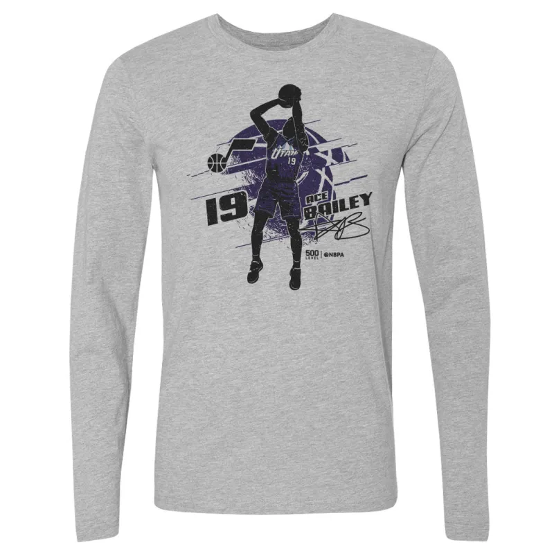 Ace Bailey Utah Jazz Silhouette sold by 500 Level
