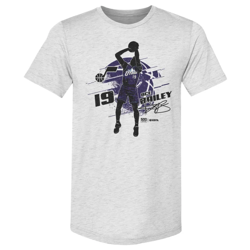 Ace Bailey Utah Jazz Silhouette sold by 500 Level