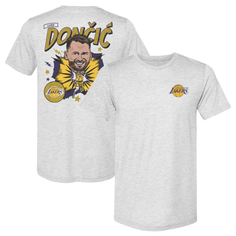 Luka Doncic Los Angeles Lakers Caricature F&B sold by 500 Level