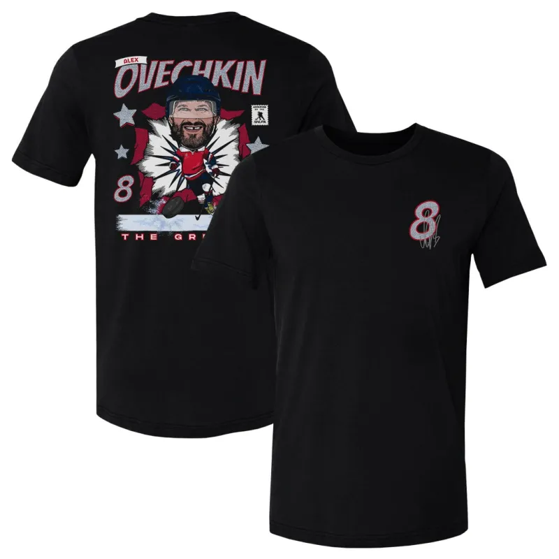 Alex Ovechkin Washington Caricature F&B WHT sold by 500 Level