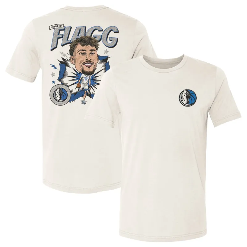Cooper Flagg Dallas Mavericks Caricature F&B made by 500 Level