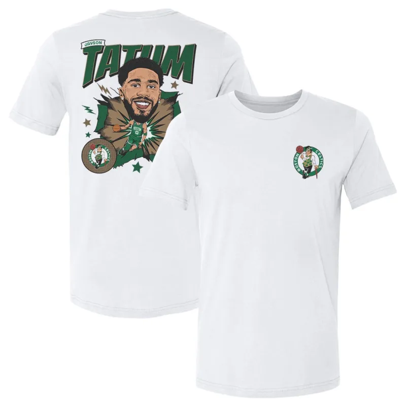 Jayson Tatum Boston Celtics Caricature F&B sold by 500 Level