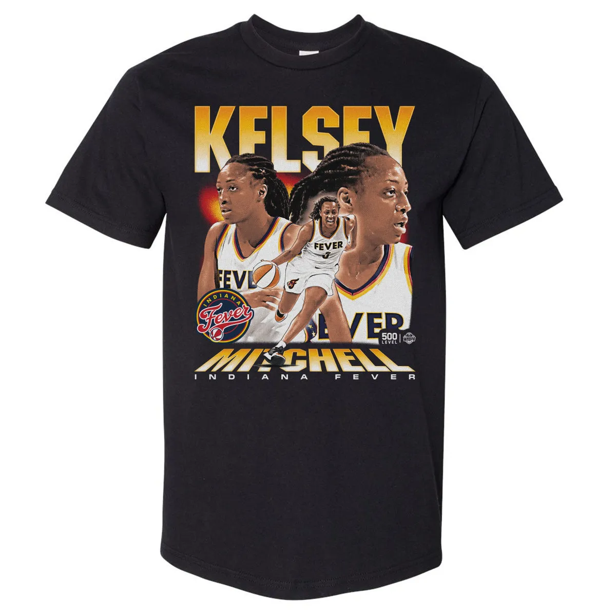 Kelsey Mitchell Indiana Fever Vintage WHT sold by 500 Level
