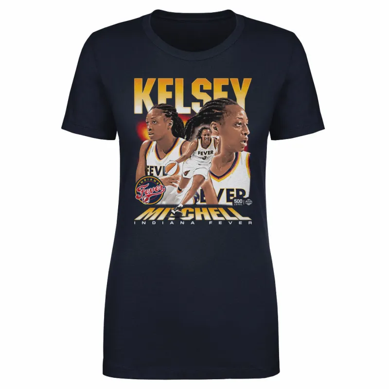 Kelsey Mitchell Indiana Fever Vintage WHT sold by 500 Level