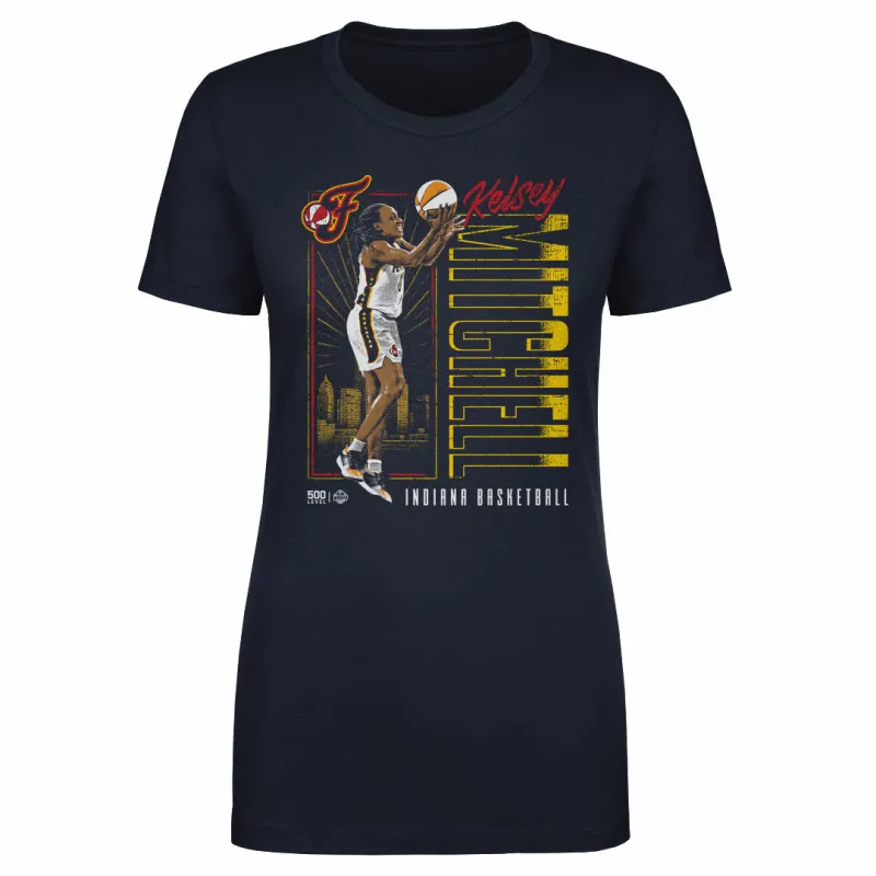 Kelsey Mitchell Indiana Fever Vertical Name WHT sold by 500 Level