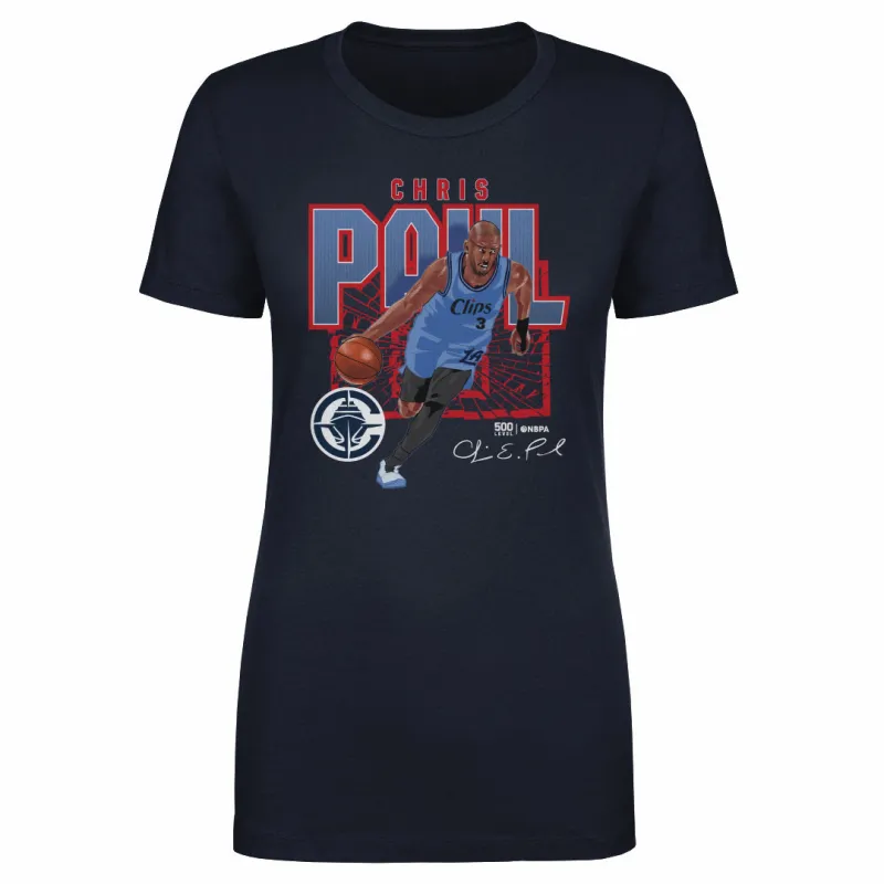 Chris Paul Los Angeles Clippers Shattered WHT made by 500 Level