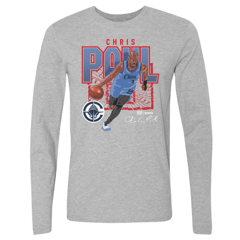 Chris Paul Los Angeles Clippers Shattered WHT sold by 500 Level