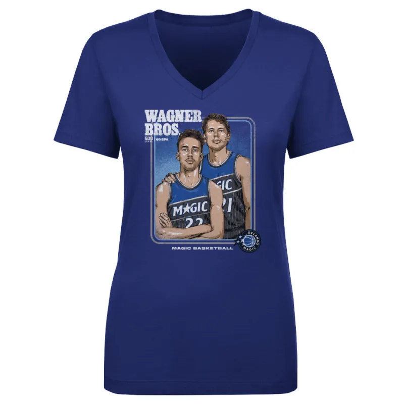 Franz Wagner & Moritz Wagner Orlando Magic Step Brothers WHT made by 500 Level