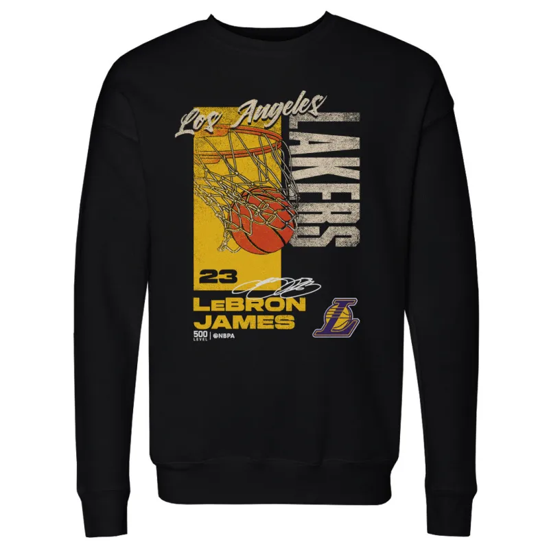 LeBron James Los Angeles Lakers All Net WHT sold by 500 Level