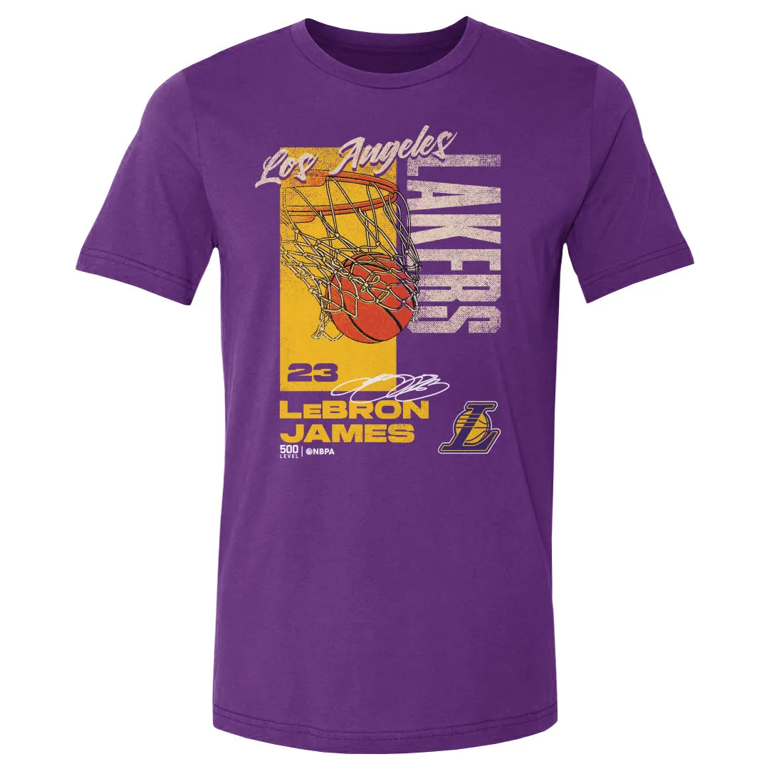 LeBron James Los Angeles Lakers All Net WHT sold by 500 Level