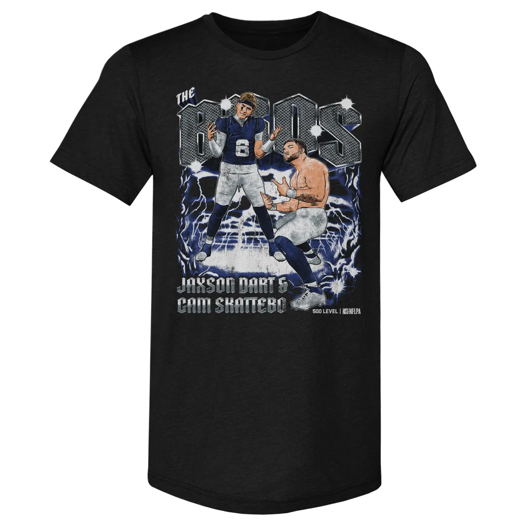 Jaxson Dart & Cam Skattebo New York G The Bros WHT sold by 500 Level