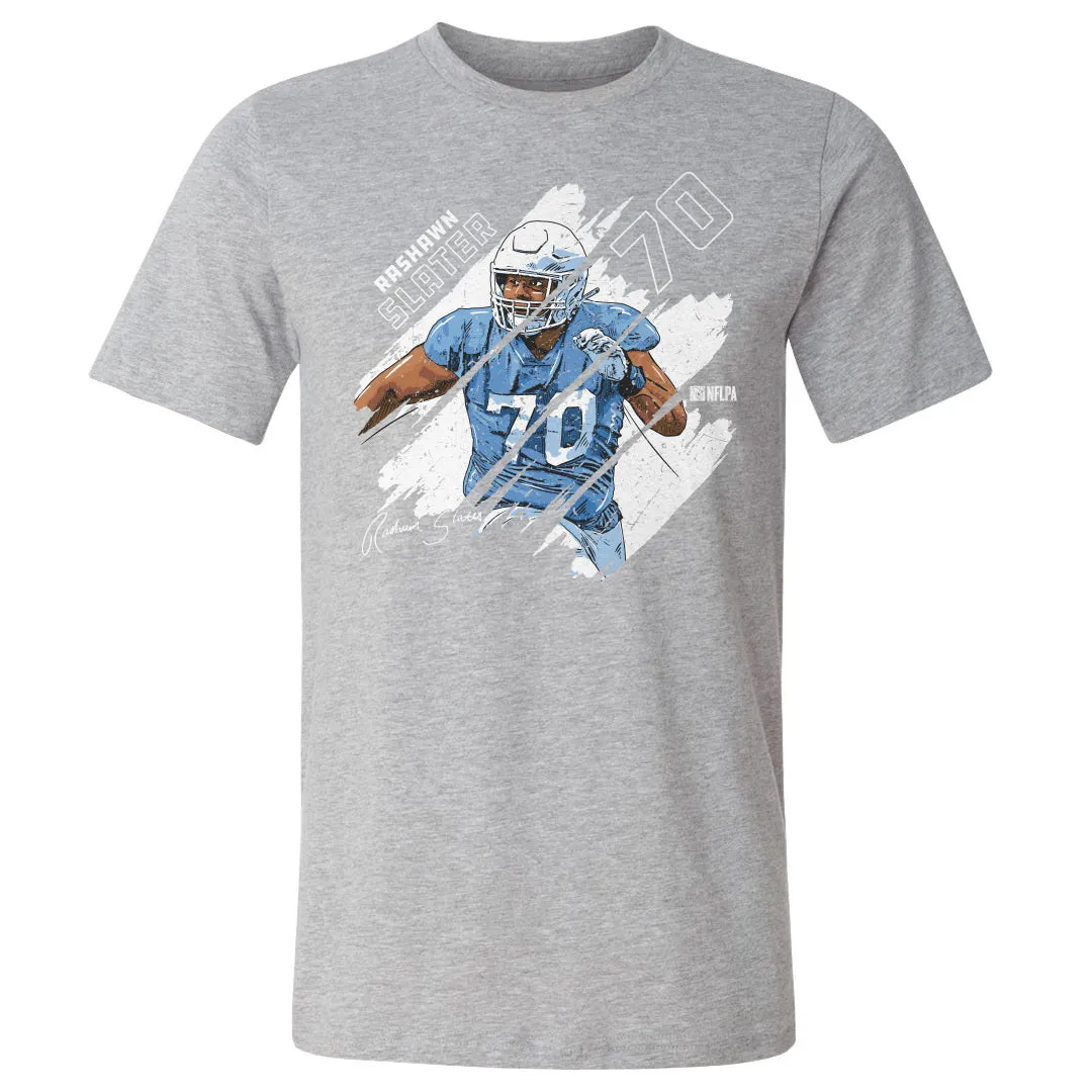 Rashawn Slater Los Angeles C Stripes WHT sold by 500 Level