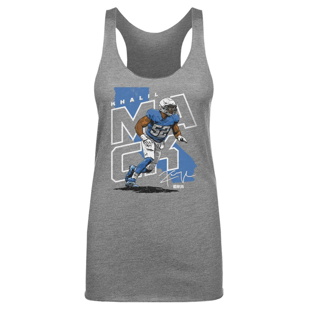 Khalil Mack Los Angeles C Player Map WHT sold by 500 Level product image thumbnail 2