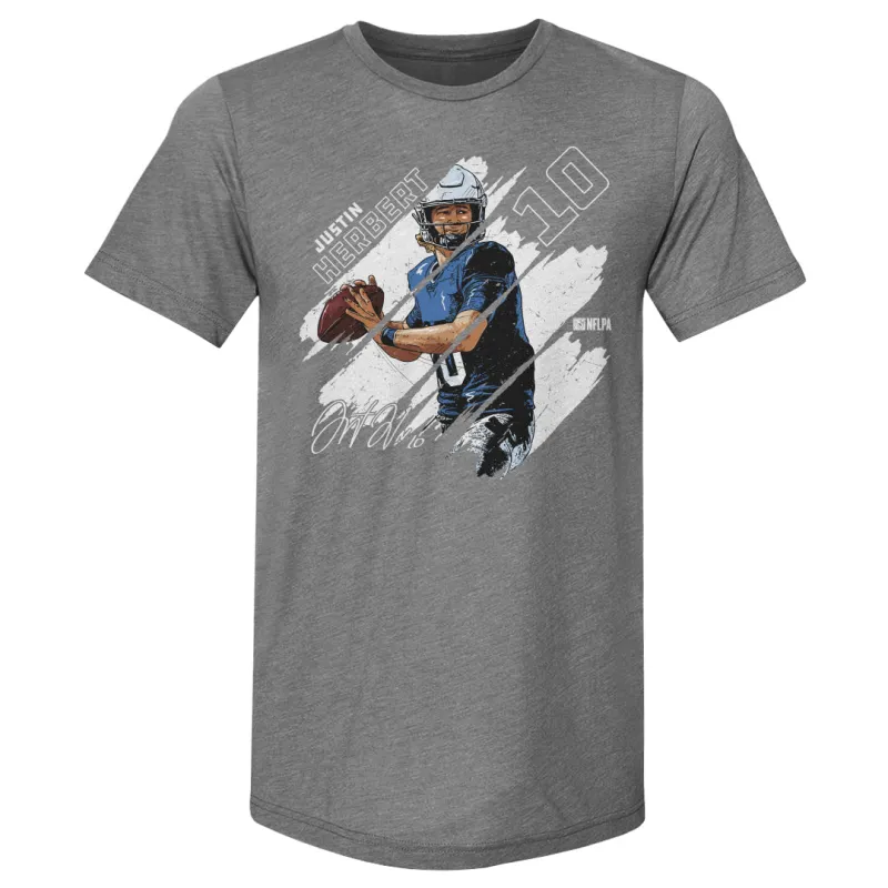 Justin Herbert Stripes WHT sold by 500 Level