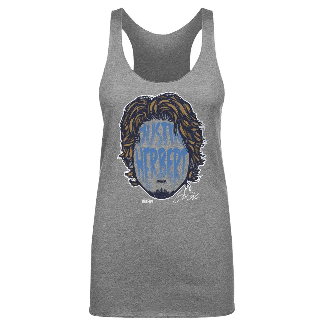 Justin Herbert Player Silhouette WHT sold by 500 Level