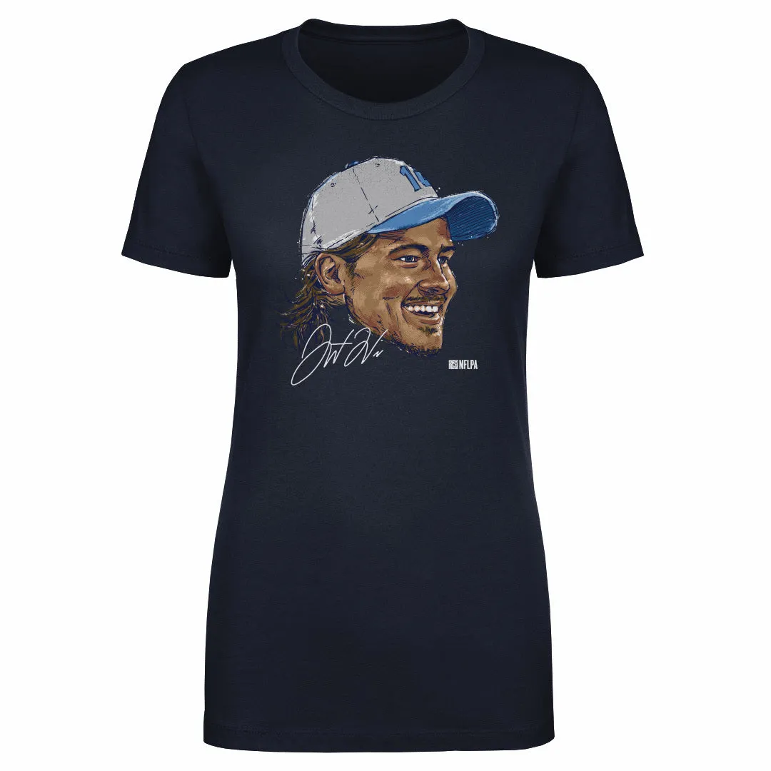 Justin Herbert Los Angeles C Portrait WHT sold by 500 Level