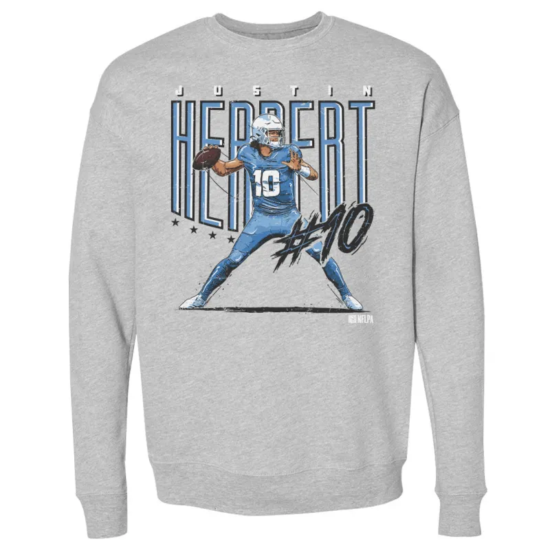 Justin Herbert Los Angeles C Player Name WHT sold by 500 Level