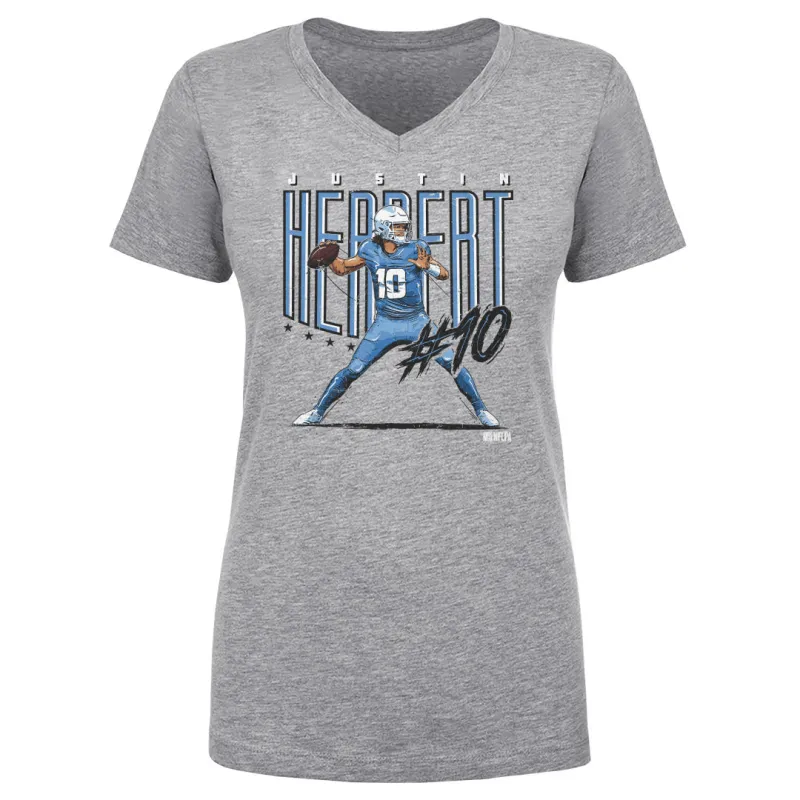 Justin Herbert Los Angeles C Player Name WHT sold by 500 Level
