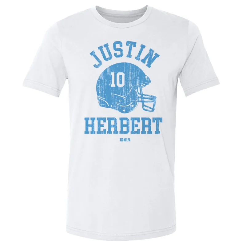 Justin Herbert Los Angeles C Helmet Font sold by 500 Level