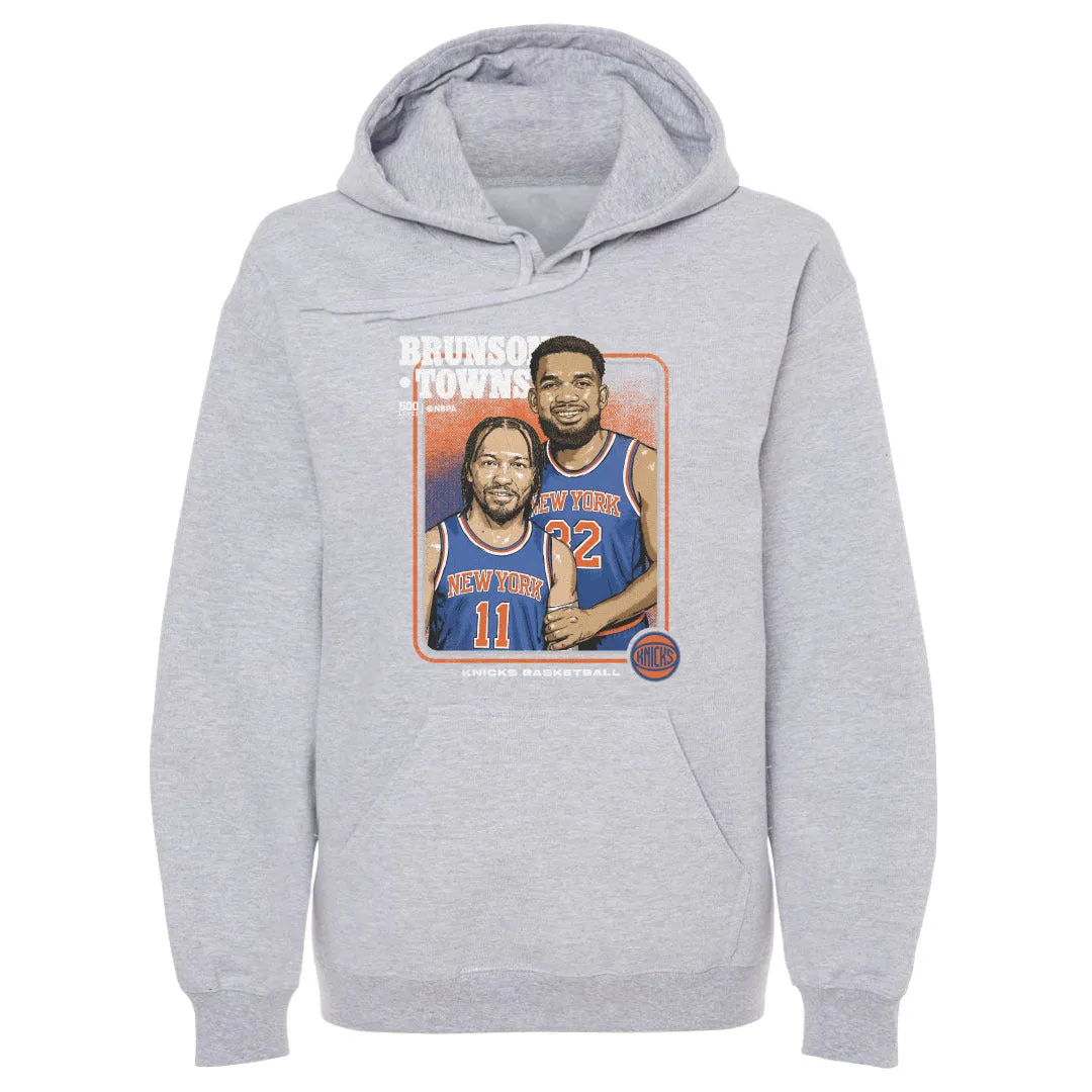 Jalen Brunson & Karl-Anthony Towns New York Knicks Step Brothers WHT sold by 500 Level