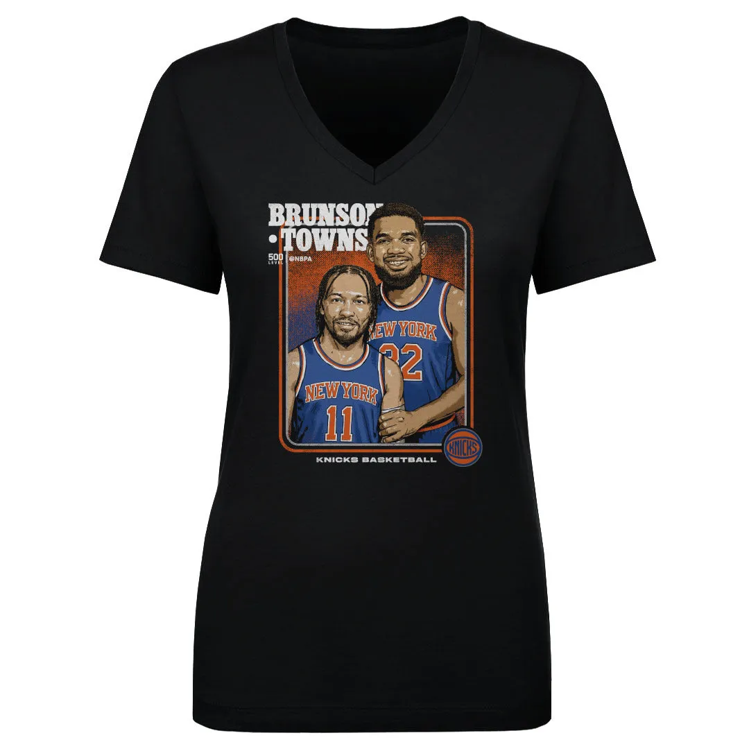 Jalen Brunson & Karl-Anthony Towns New York Knicks Step Brothers WHT sold by 500 Level