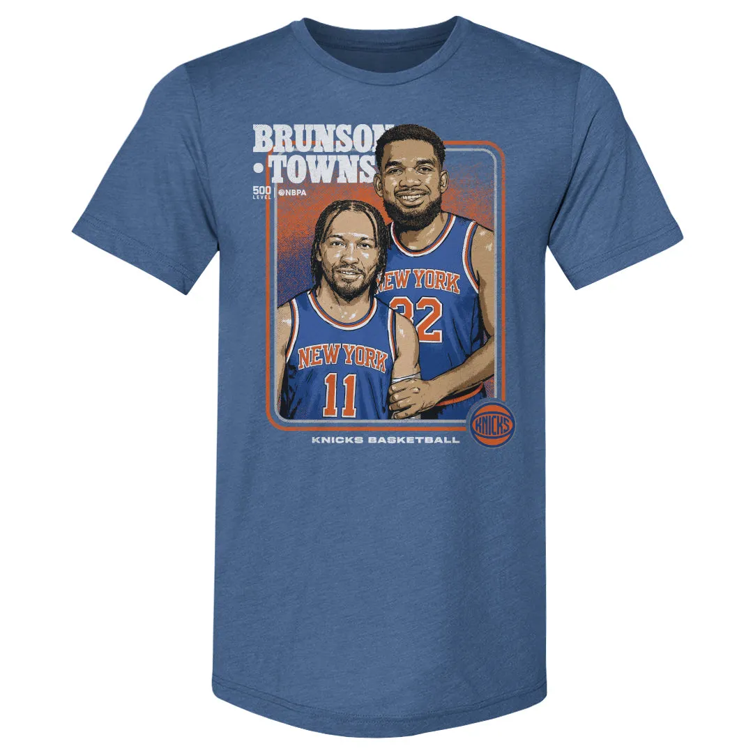 Jalen Brunson & Karl-Anthony Towns New York Knicks Step Brothers WHT sold by 500 Level product image thumbnail 3