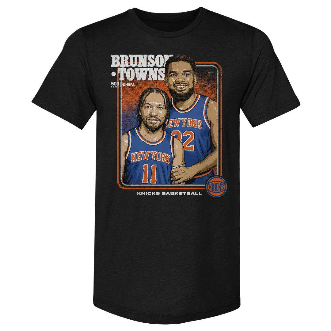 Jalen Brunson & Karl-Anthony Towns New York Knicks Step Brothers WHT sold by 500 Level