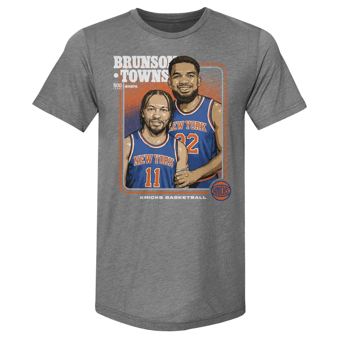 Jalen Brunson & Karl-Anthony Towns New York Knicks Step Brothers WHT sold by 500 Level product image thumbnail 2