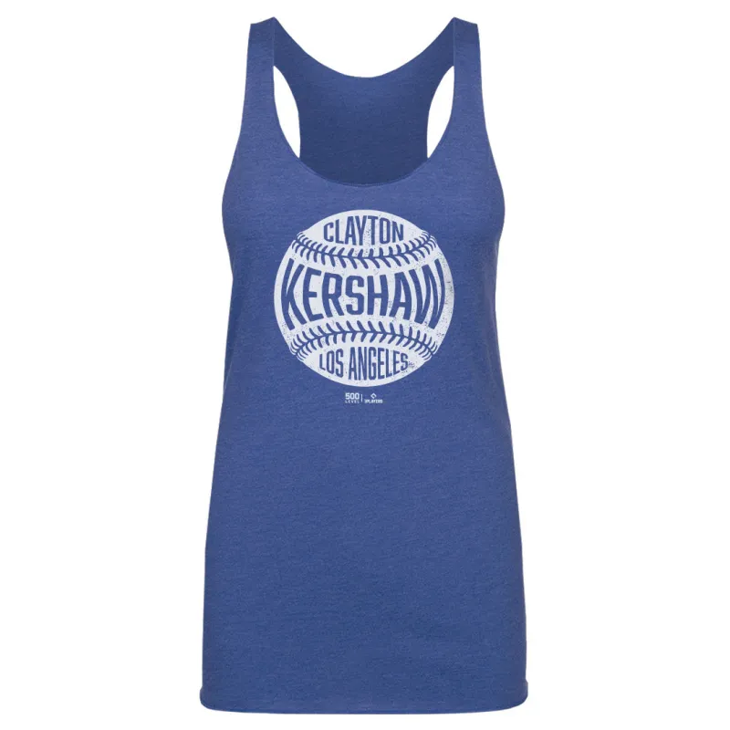 Clayton Kershaw Los Angeles D Vintage Baseball WHT sold by 500 Level