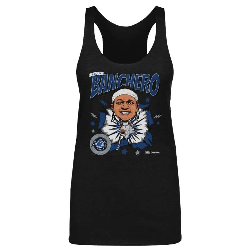 Paolo Banchero Orlando Magic Caricature WHT sold by 500 Level