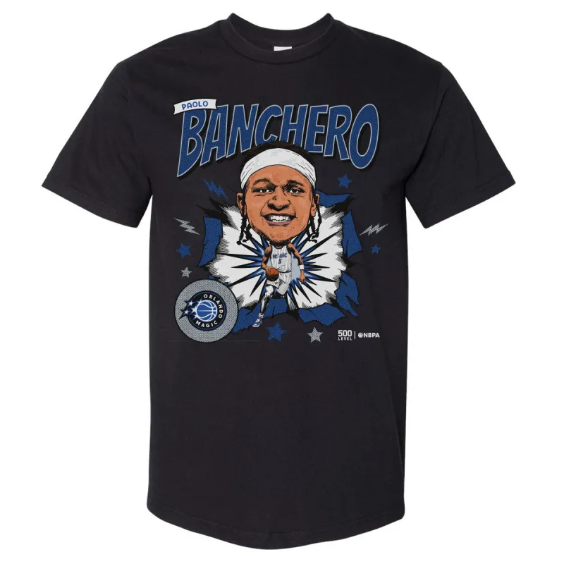 Paolo Banchero Orlando Magic Caricature WHT sold by 500 Level