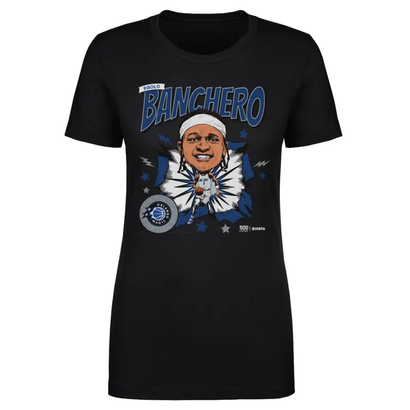 Paolo Banchero Orlando Magic Caricature WHT sold by 500 Level