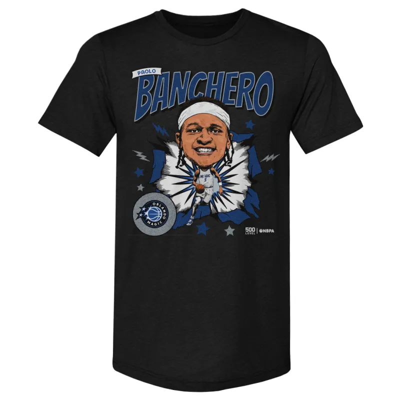 Paolo Banchero Orlando Magic Caricature WHT sold by 500 Level
