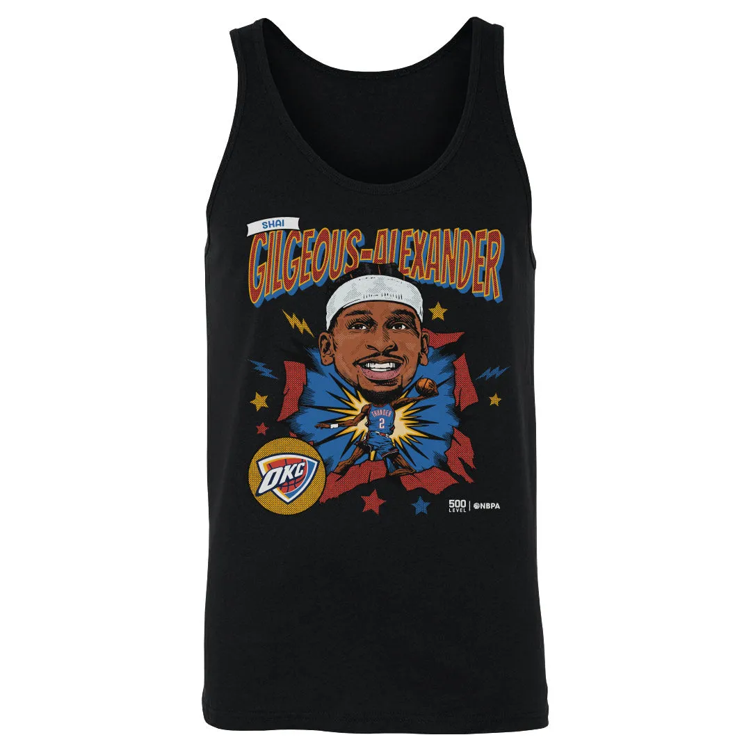 Shai Gilgeous-Alexander Oklahoma City Thunder Caricature Retro WHT sold by 500 Level