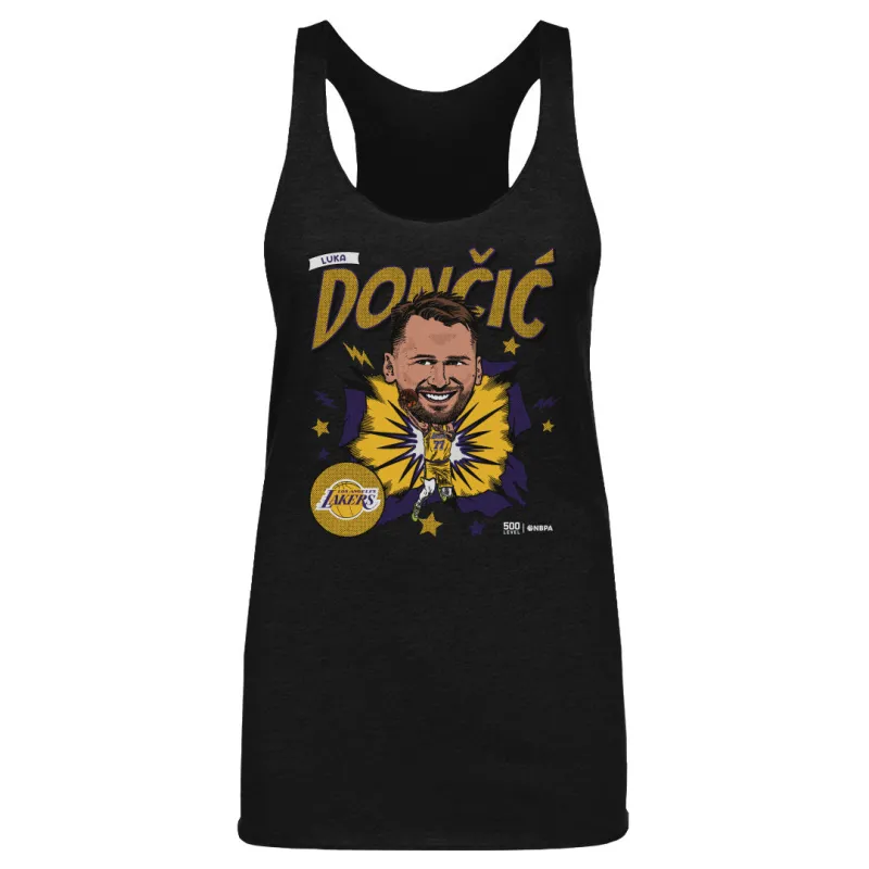 Luka Doncic Los Angeles Lakers Caricature WHT sold by 500 Level