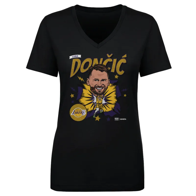 Luka Doncic Los Angeles Lakers Caricature WHT sold by 500 Level