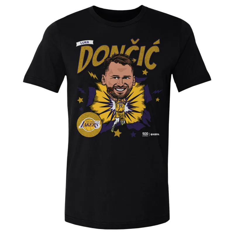 Luka Doncic Los Angeles Lakers Caricature WHT sold by 500 Level