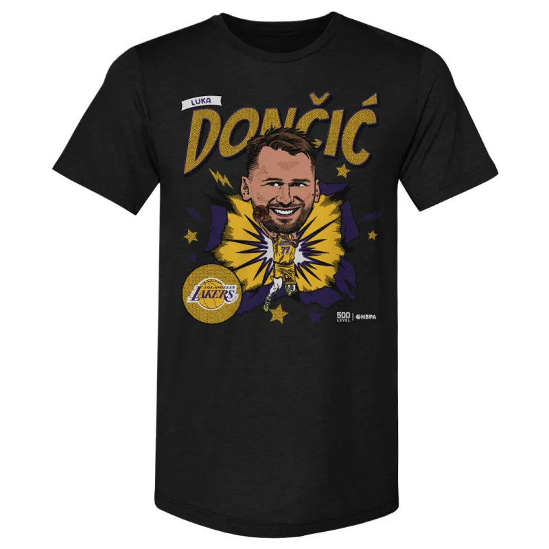 Luka Doncic Los Angeles Lakers Caricature WHT sold by 500 Level