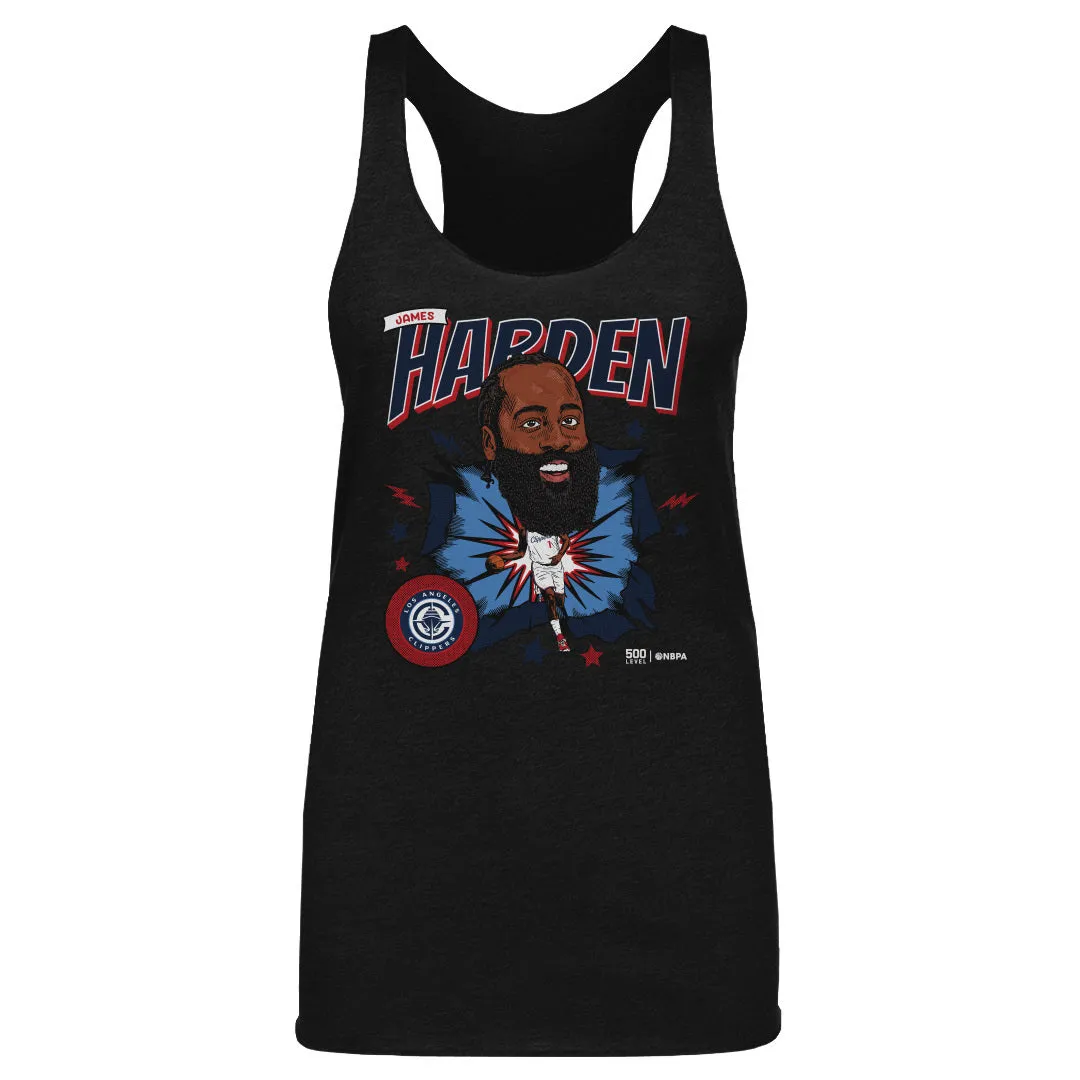James Harden Los Angeles Clippers Caricature WHT sold by 500 Level