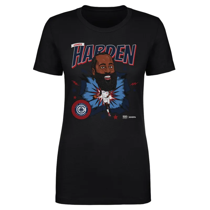 James Harden Los Angeles Clippers Caricature WHT sold by 500 Level