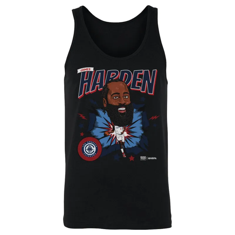 James Harden Los Angeles Clippers Caricature WHT sold by 500 Level