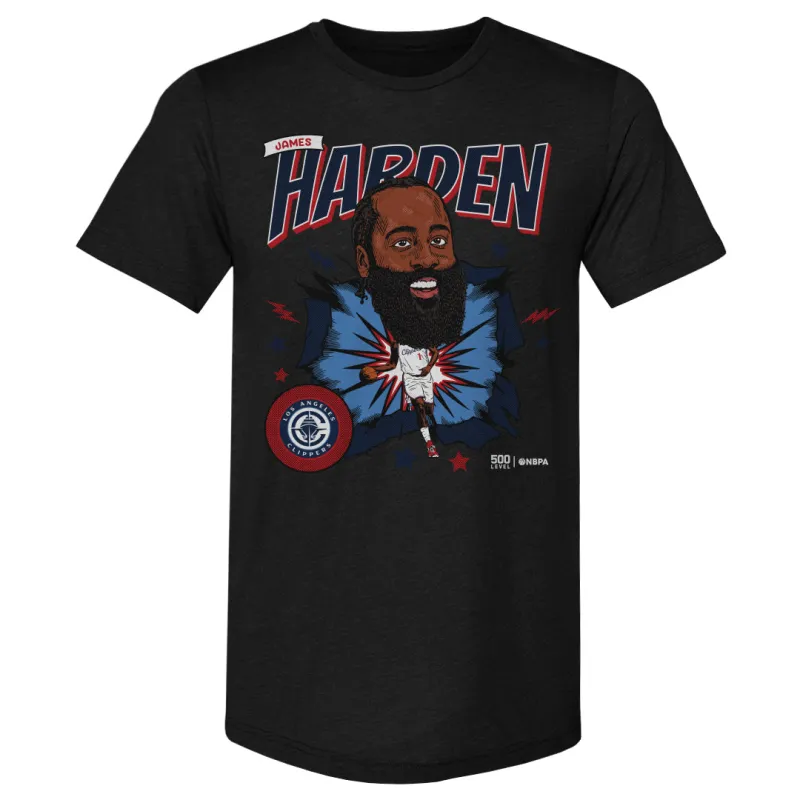 James Harden Los Angeles Clippers Caricature WHT sold by 500 Level